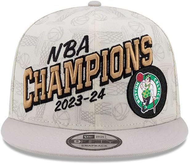 New Era Boston Celtics 2024 NBA Champions 9FIFTY Locker Room Snapback Hat - Image 2
