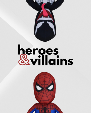 Heroes and villains too!