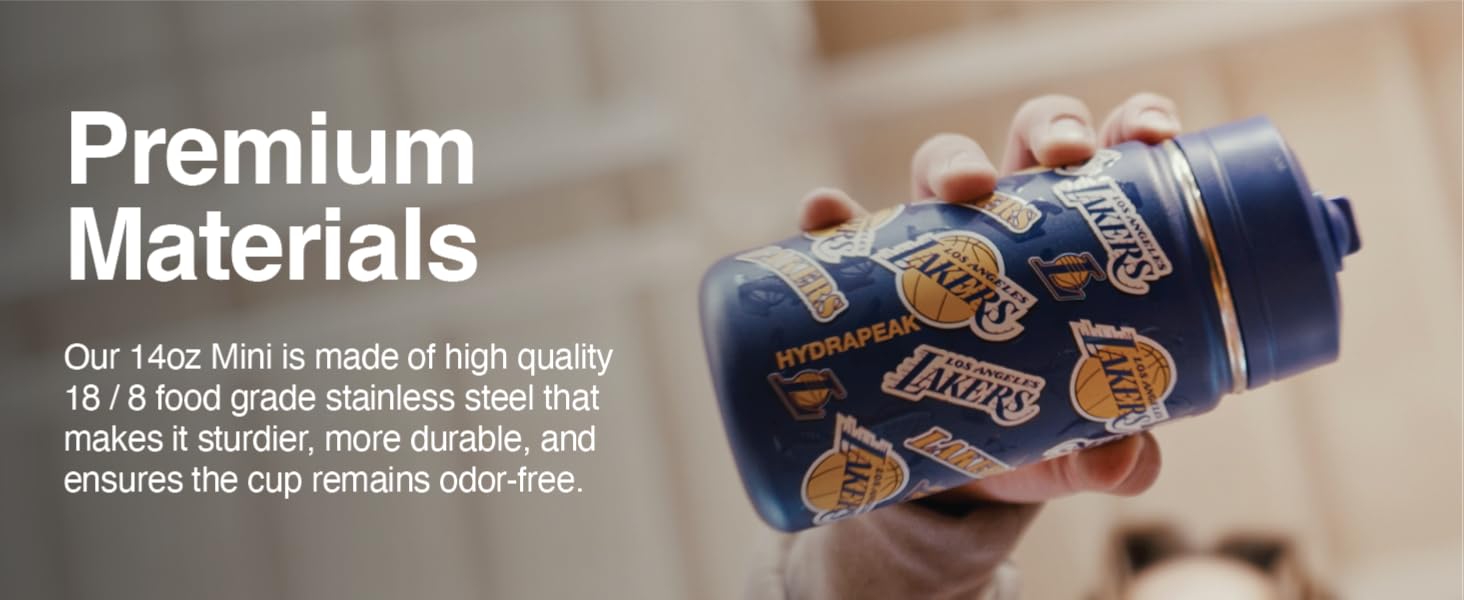 Hydrapeak NBA Water Bottle Premium Materials