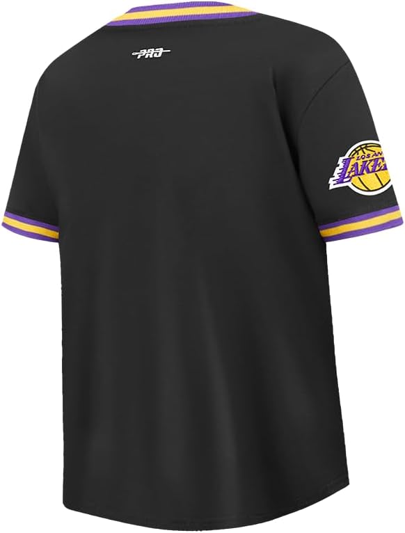 Boys' Big NBA Retro Classics Striped Ribbed Shirt - Image 2