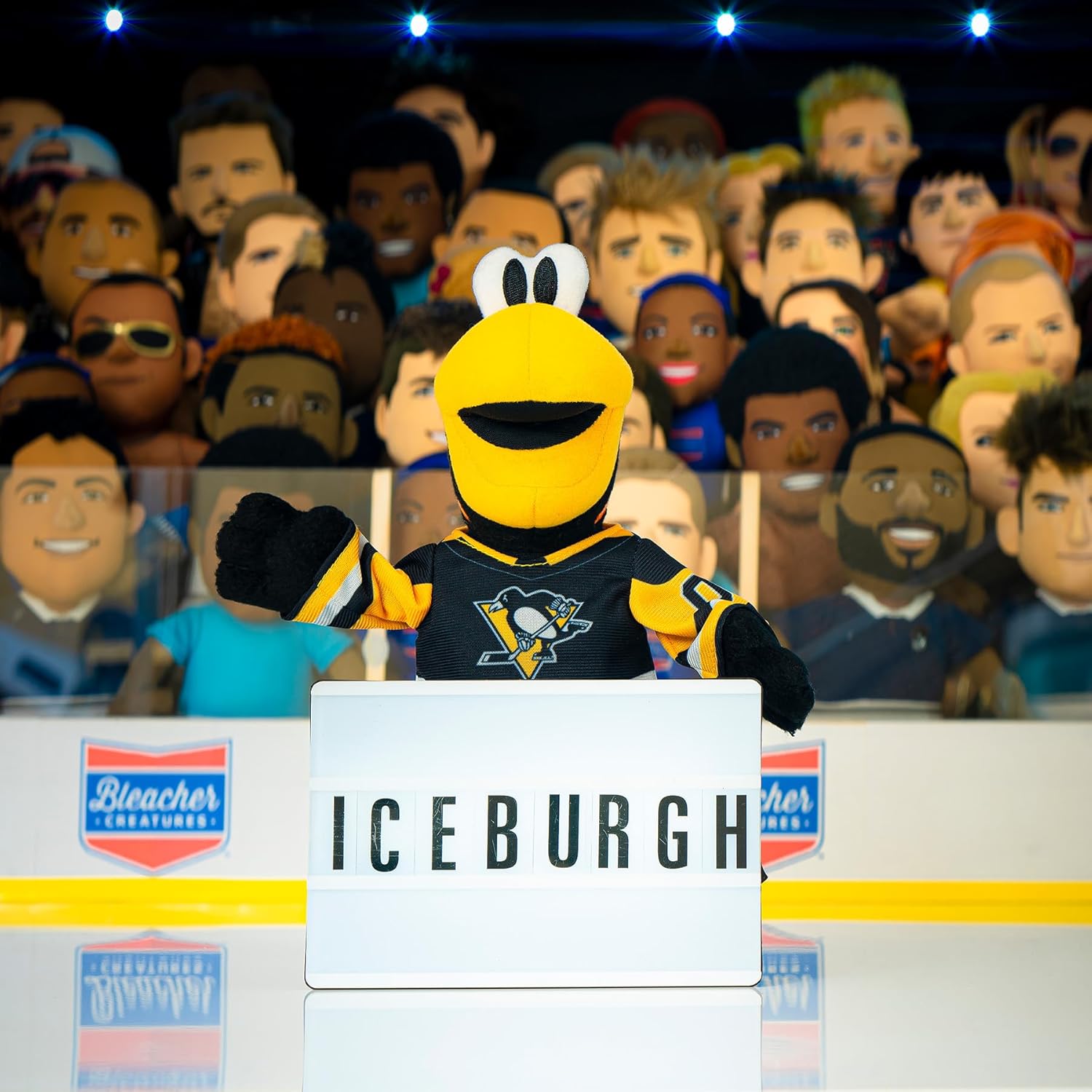 Bleacher Creatures Pittsburgh Penguins Iceburgh 10" Plush Figure- A Mascot for Play or Display - Image 2