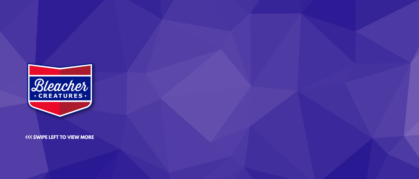 Bleacher Creatures Logo. Swipe Left to view more