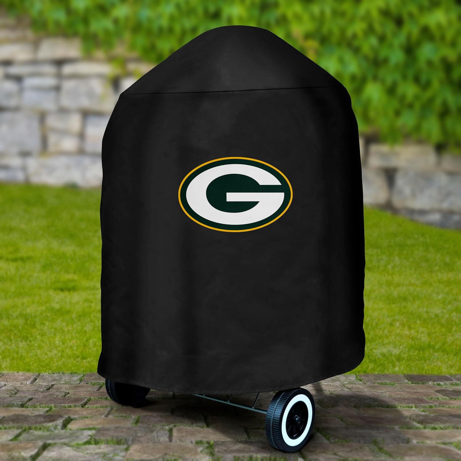 FANMATS 42823 NFL - Green Bay Packers Kettle Style Grill Cover with Primary Team Logo - 25in x 25in x 35in - Image 2