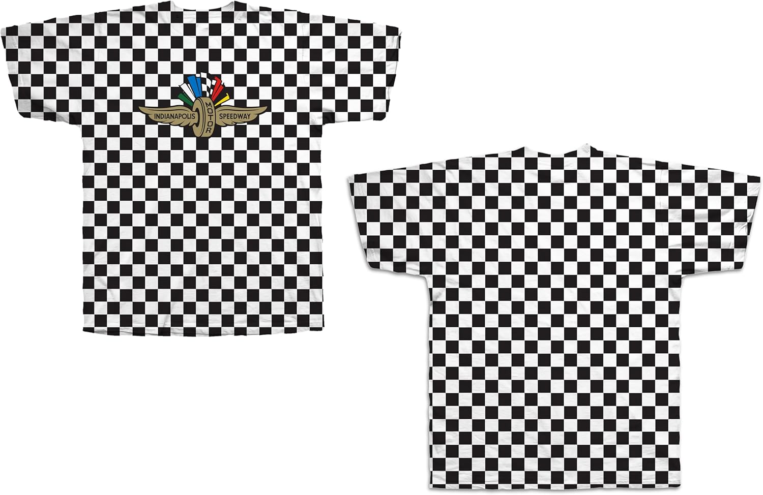 IndyCar 2025 Checkered Flag Adult Race 5.25.2025 Sublimated T-Shirt - Image 2
