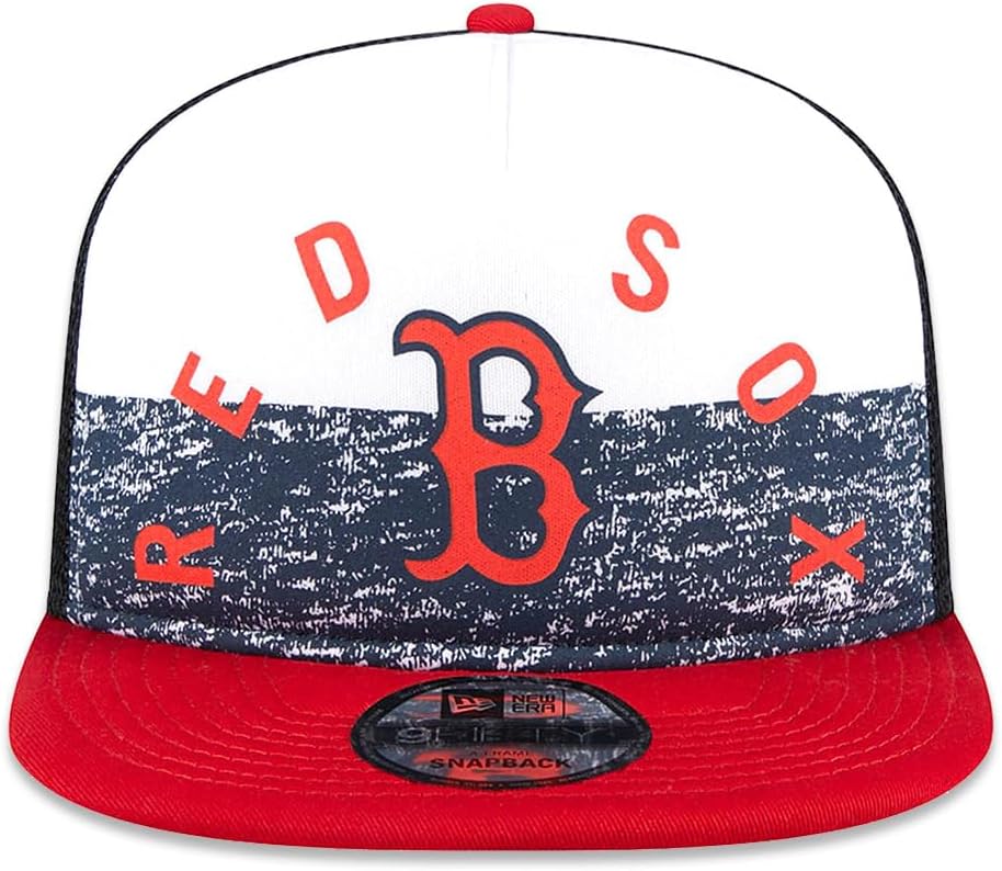 New Era Boston Red Sox 9FIFTY A-Frame Game Day Foam Trucker Cap, Adjustable Hat - Image 2