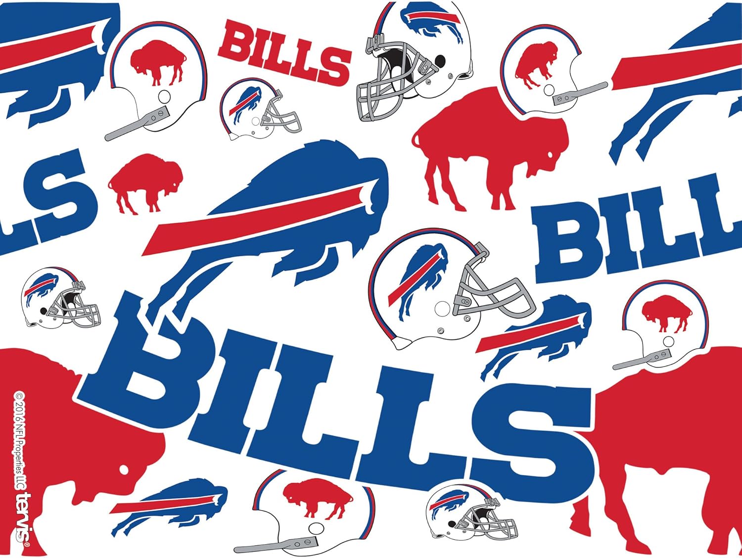 Tervis Made in USA Double Walled NFL Buffalo Bills Insulated Tumbler Cup Keeps Drinks Cold & Hot, 24oz, All Over - Image 2