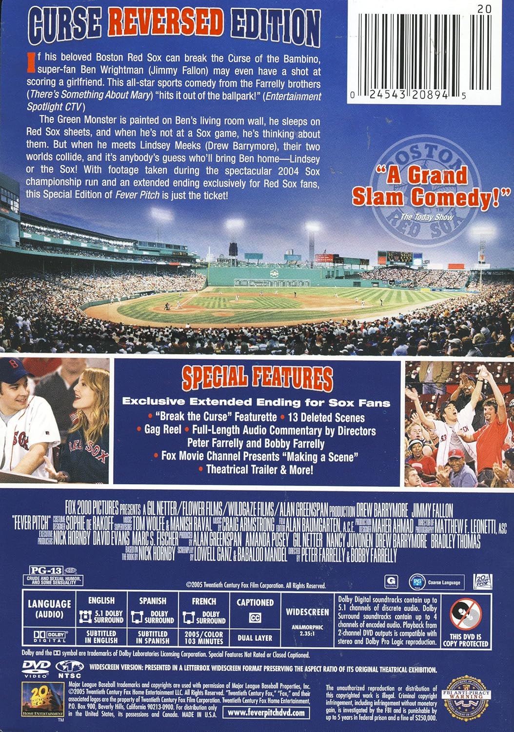 Fever Pitch (Boston Red Sox Curse Reversed Edition) - Image 2