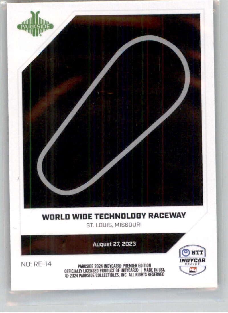 2024 Parkside INDYCAR Collection Vol. 1 Race Event #RE-14 Indianapolis Motor Speedway Official Card in Raw (NM or Better) Condition - Image 2