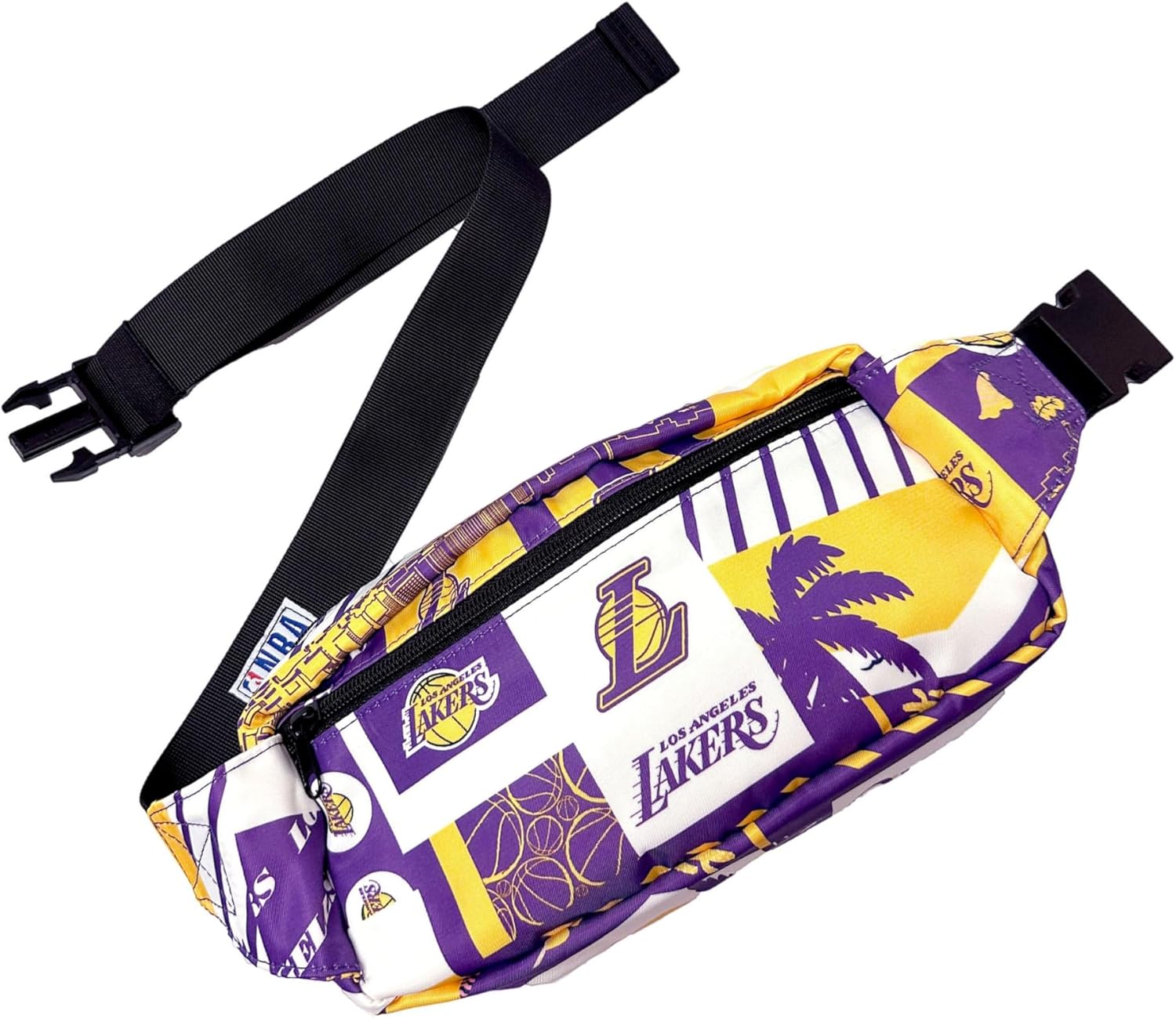 Pro Specialties Los angeles Lakers Basketball Fanny Pack TM1872 - Image 3