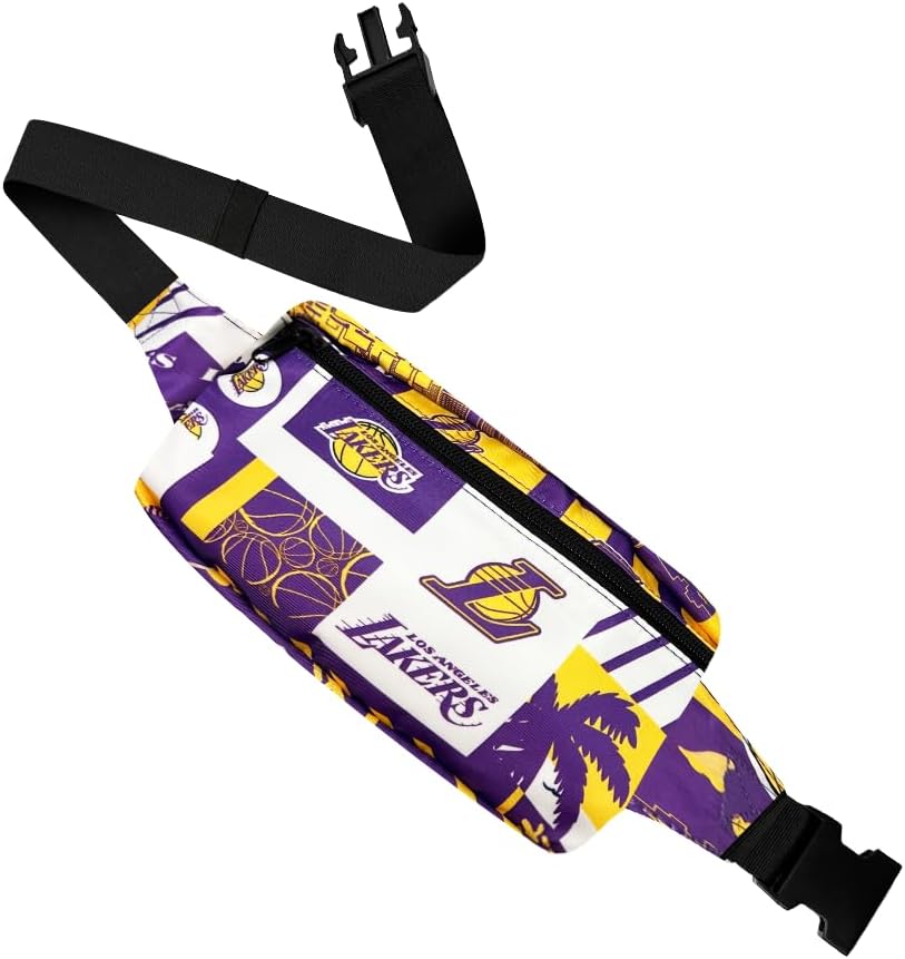 Pro Specialties Los angeles Lakers Basketball Fanny Pack TM1872 - Image 6
